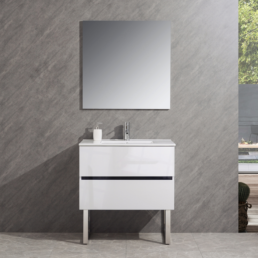 Stainless steel feet bathroom cabinet MF-1502