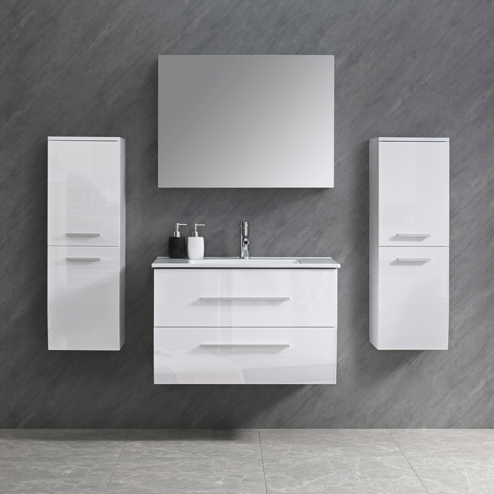 High glosy white bathroom cabinet MF-2256