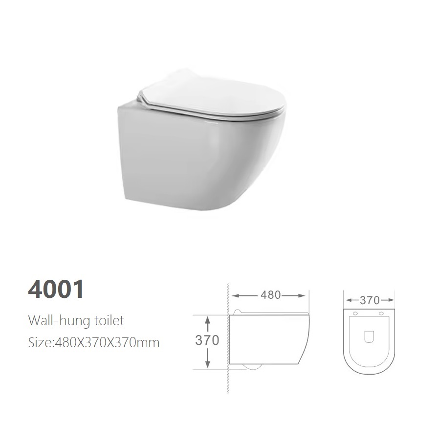 Cheap price wall hung toilet 4001 - NEW