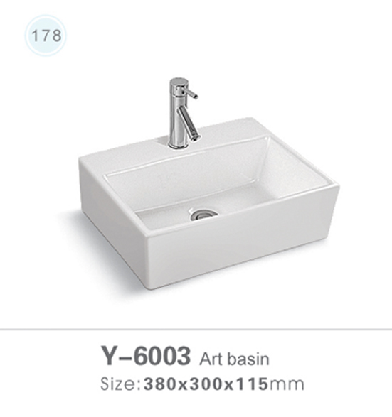 White Art wash basin  Y-6003