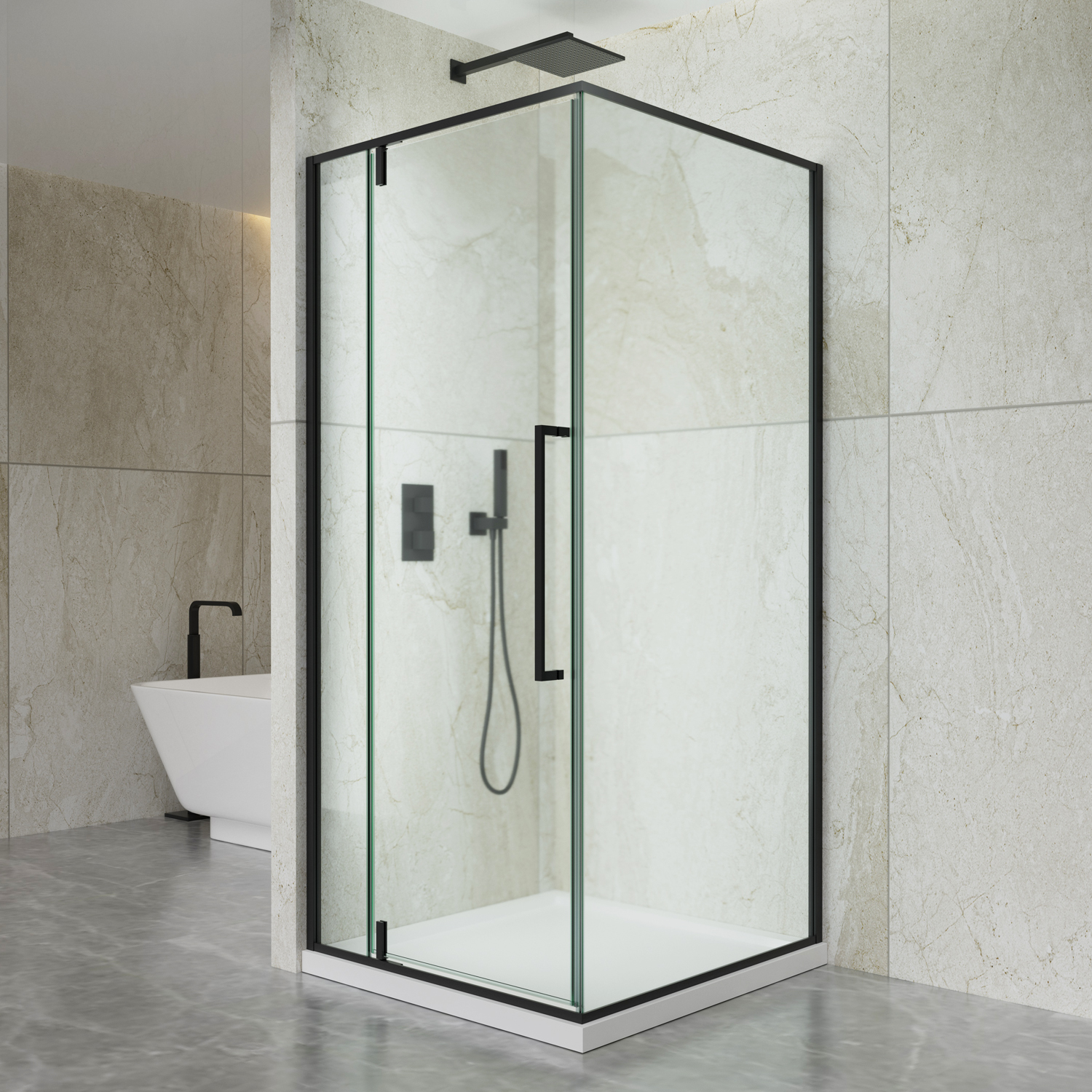 Luxury glass shower cabin SE-2453